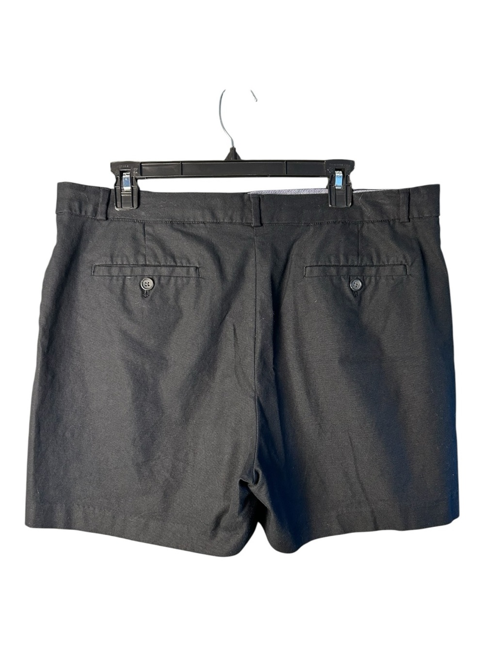 Banana Republic Women's Black Flat-Front Shorts Size 14 Casual Classic 5" Inseam - Picture 5 of 7